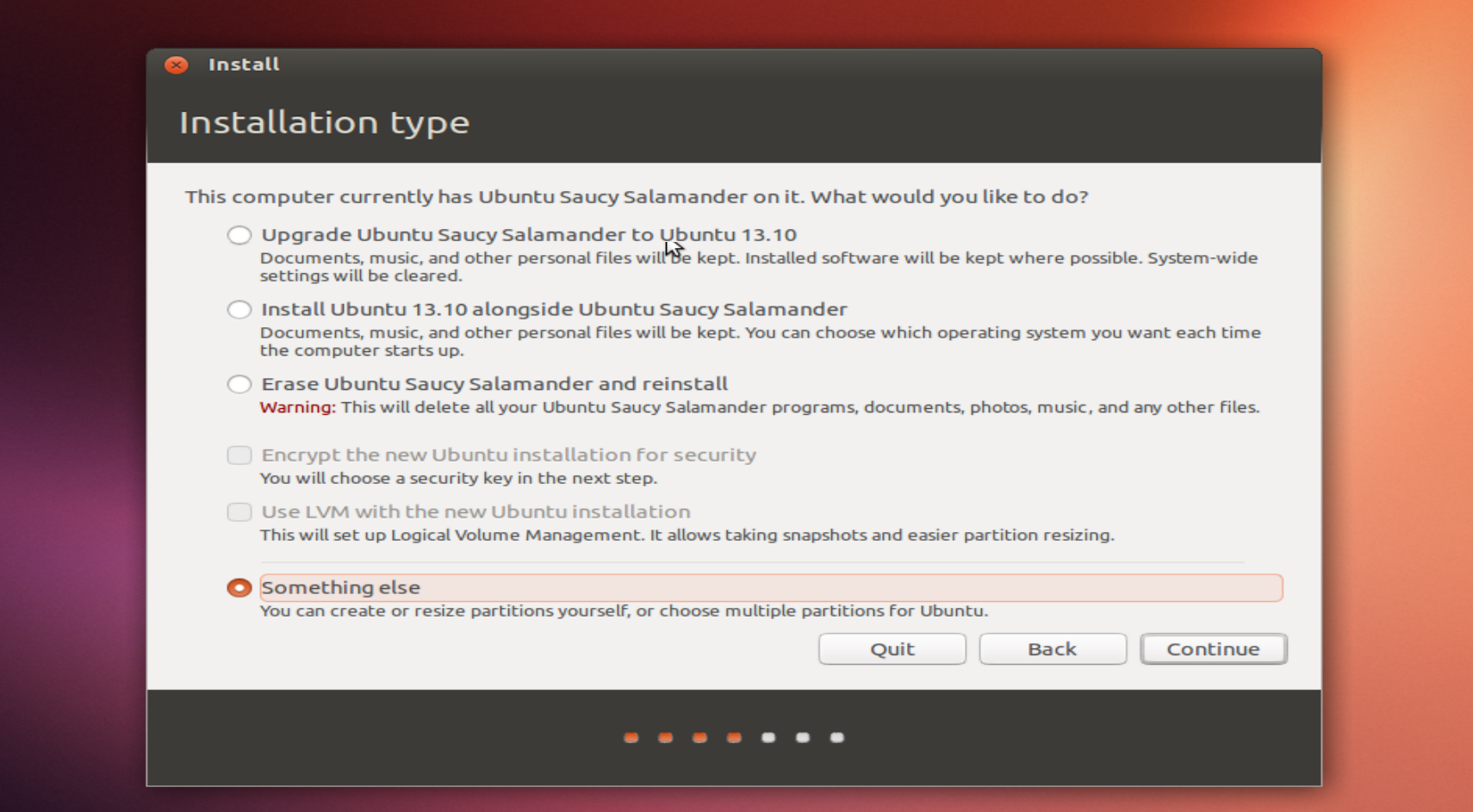 install ubuntu using usb